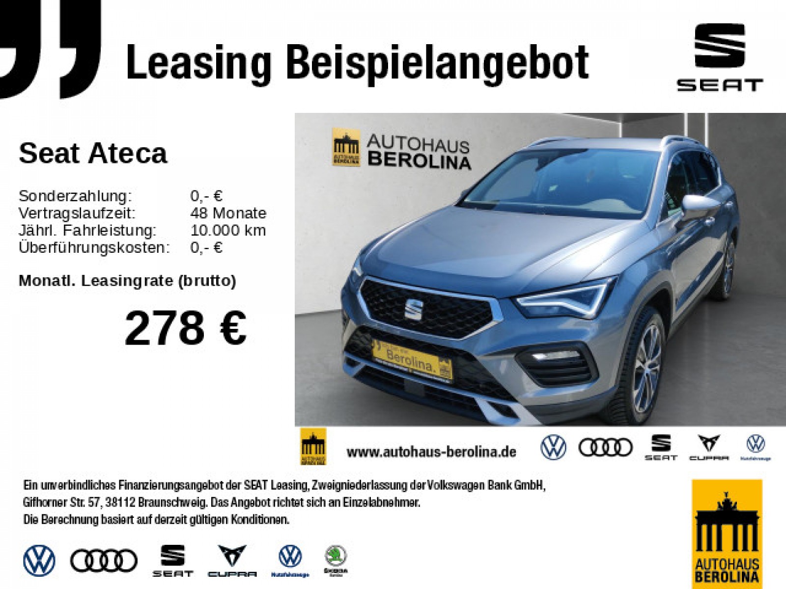 Ateca 1.5 TSI Style Edition DSG *BEATS*R-CAM*