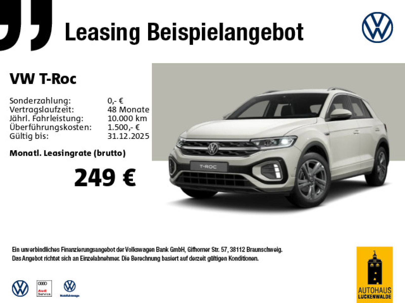 T-Roc 1.5 TSI R-Line DSG *LED+*ACC*SHZ*