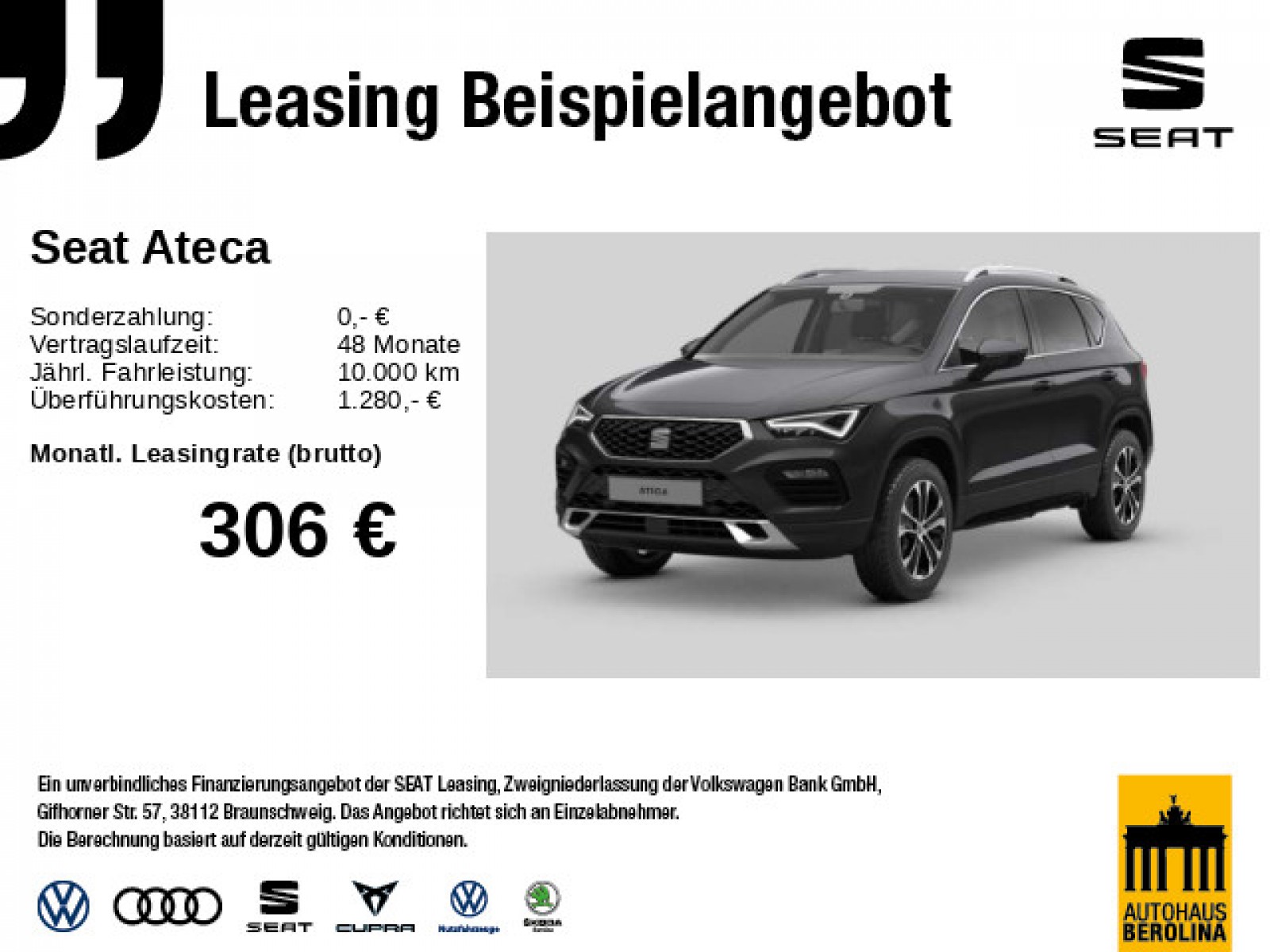 Ateca 1.5 TSI Style Edition DSG *NAV*ACC*R-CAM*