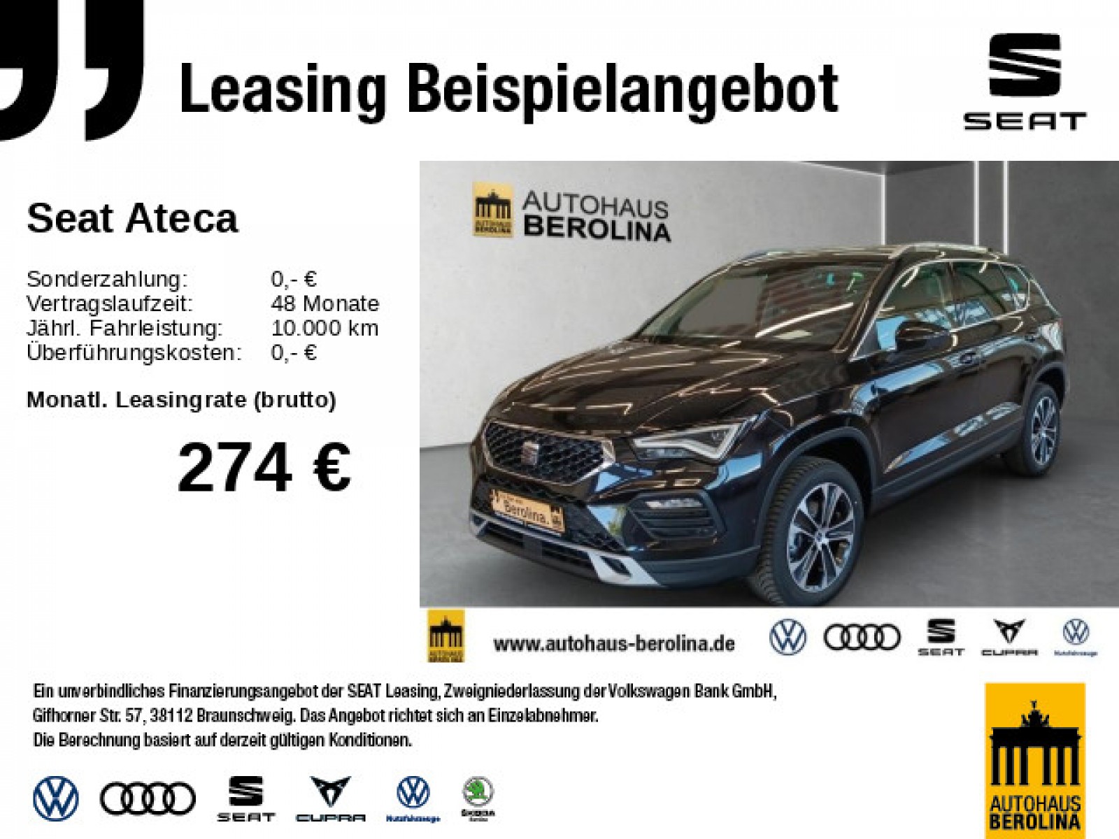 Ateca Style Edition 1.5 TSI ACT DSG *NAVI*LED*PDC+*