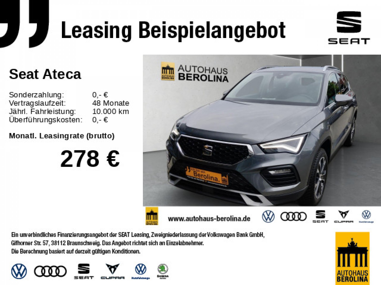 Ateca 1.5 TSI Style Edition DSG *BEATS*ACC*